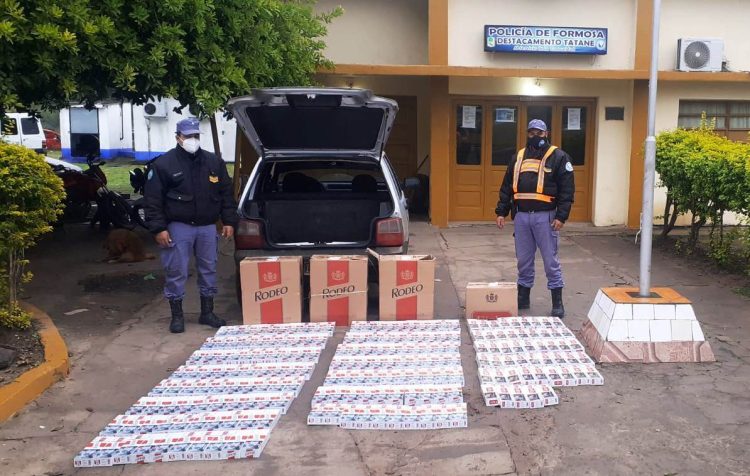 Llevaba contrabando, lo agarró la policía y perdió el auto, los cigarrillos y su libertad