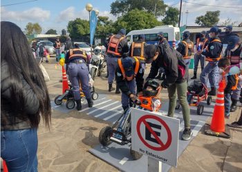 La Policía desplegó actividades de concientización por el día de la seguridad vial