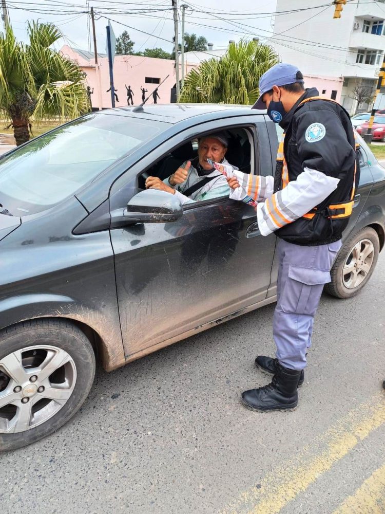La Policía desplegó actividades de concientización por el día de la seguridad vial