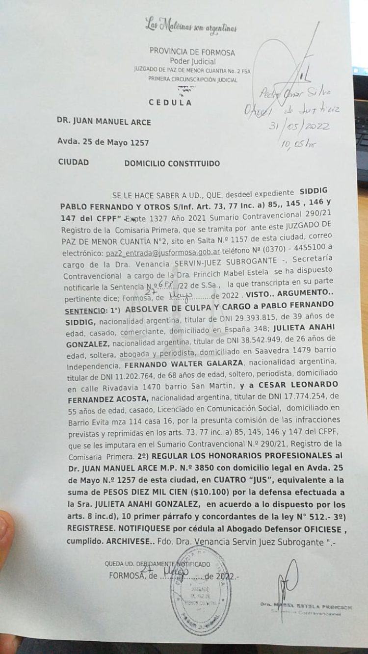 El comerciante que se montó a la camioneta de Aníbal Gómez, sobreseído