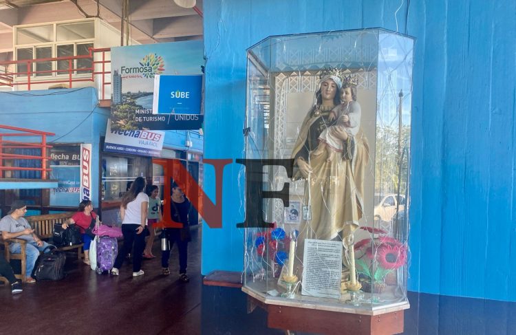 Robaron la ofrenda de los fieles a la Virgen de la Terminal de Ómnibus