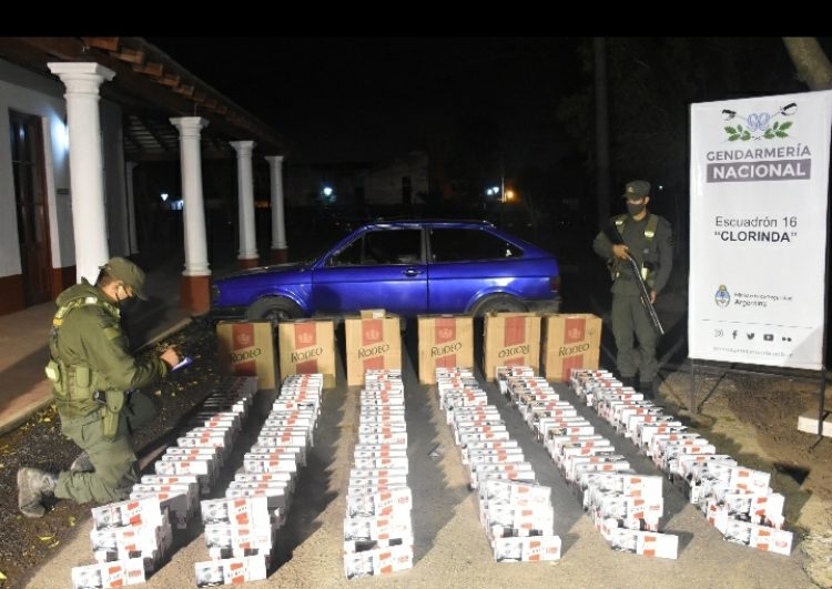 Duro golpe de Gendarmería al contrabando: más de $7 millones en mercadería incautada
