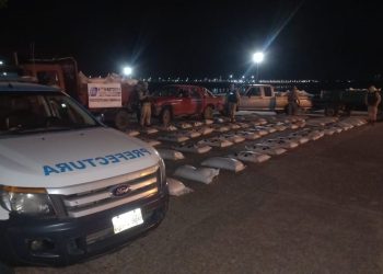 Tiroteo entre Prefectura y contrabandistas terminó con cuatro detenidos y un importante secuestro