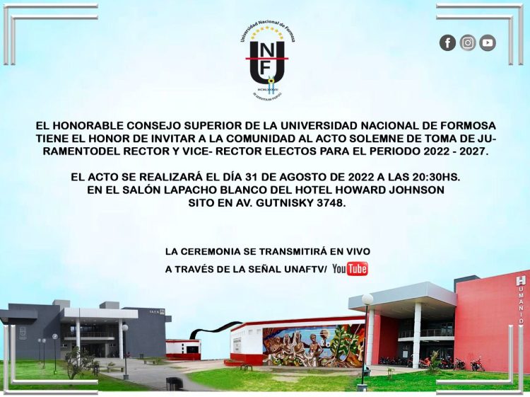 Parmetler asumirá por un nuevo periodo como rector de la Universidad de Formosa