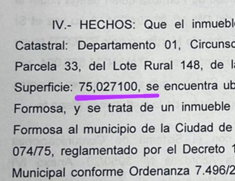 Otro Radrizzani involucrado en una pelea judicial por un inmueble de 75 hectáreas