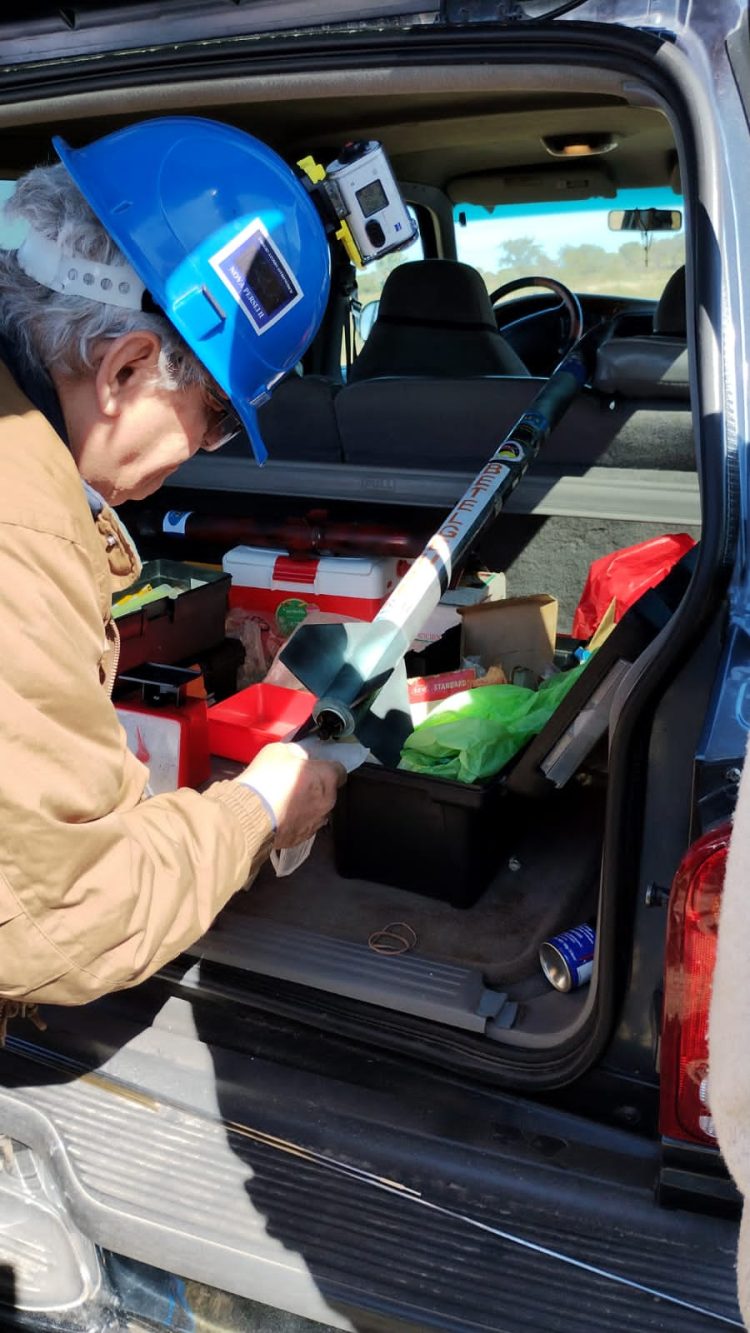 Estudiantes secundarios probaron cohetes experimentales