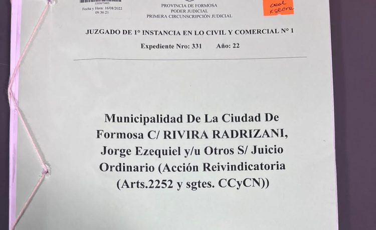 Otro Radrizzani involucrado en una pelea judicial por un inmueble de 75 hectáreas