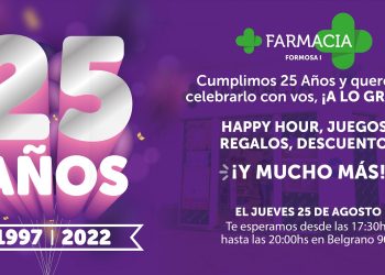 Farmacia Formosa, cumple 25 años y  lo festeja con regalos