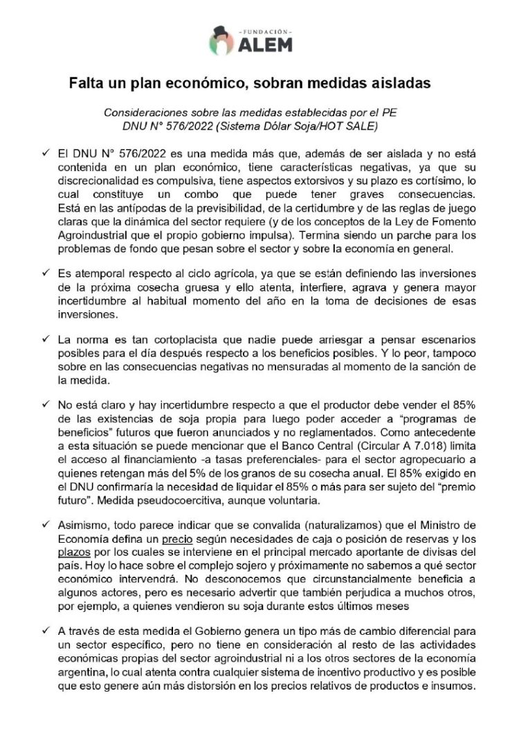 Buryaile: “Falta un programa económico, sobra improvisación”