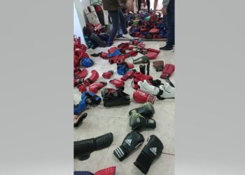 Desvalijó un gimnasio y escondió el botín en lo de un familiar