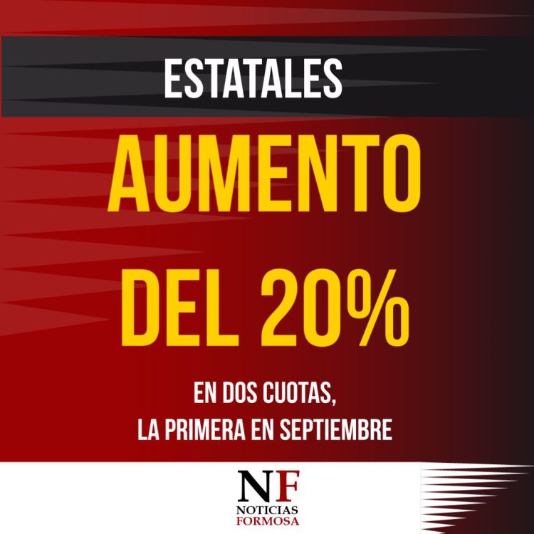 Aumento del 20% a estatales: retroactivo a febrero y en cuotas “es lo que podemos dar”