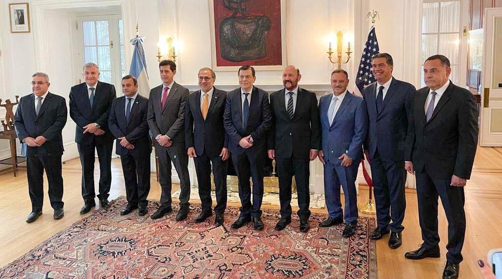 El Gobernador Insfrán en persona busca atraer inversiones estadounidenses a la provincia