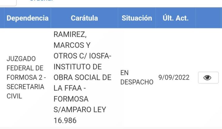 El conflicto en IOSFA a la justicia