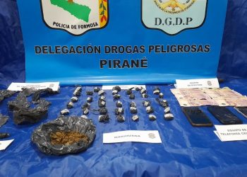 Una mujer dirigía un centro de distribución de droga en Pirané