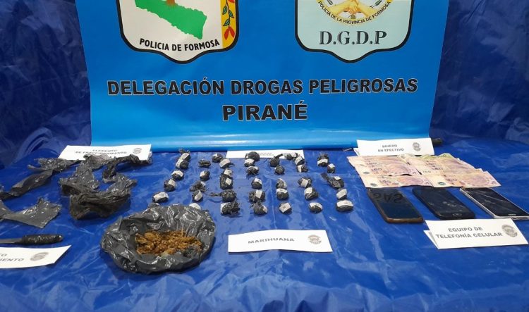 Una mujer dirigía un centro de distribución de droga en Pirané