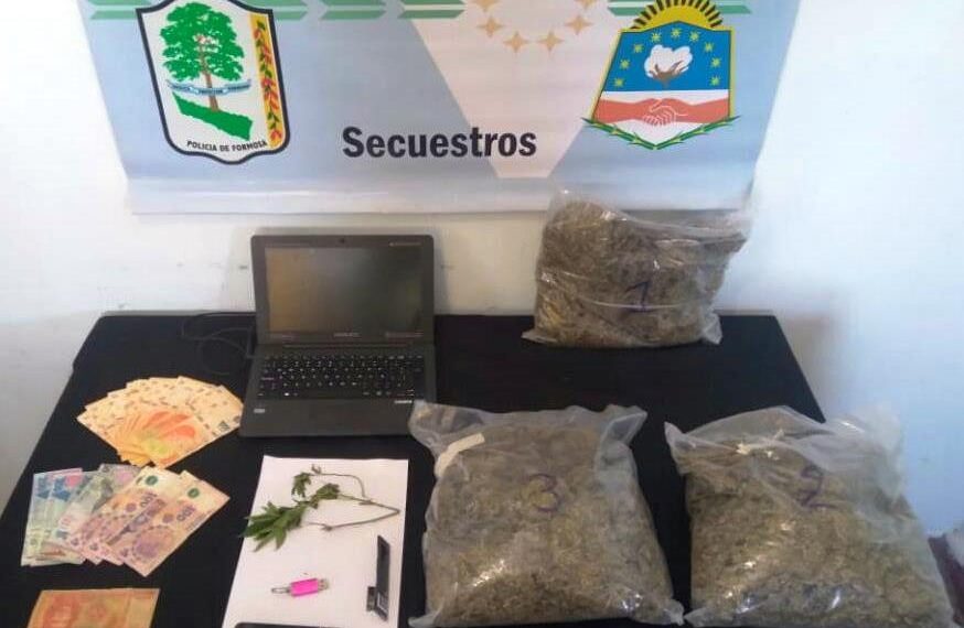 Secuestraron más de 9 mil dosis de marihuana y detuvieron a un hombre