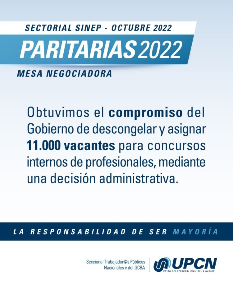 UPCN logró un bono de $ 30.000 y aumento adelantado para los estatales nacionales