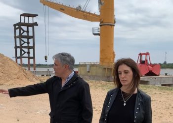 Montoya y Villaggi impulsan un proyecto para la reubicación del puerto y reactivación del tren