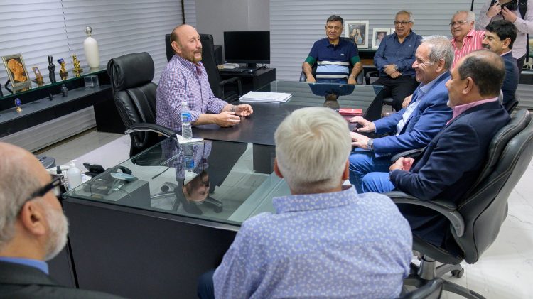 Insfrán con la conducción de La Bancaria nacional: “dialogamos de los desafíos que plantean en el contexto actual”