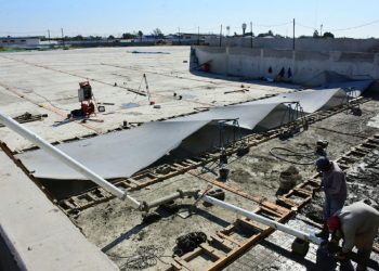 Inician otra etapa de la ampliación del parque acuático 17 de Octubre