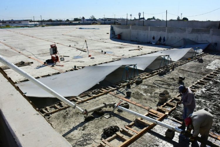 Inician otra etapa de la ampliación del parque acuático 17 de Octubre