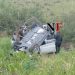 Tres clorindenses sufrieron lesiones graves en un vuelco en la Ruta 1 de Santa Fe
