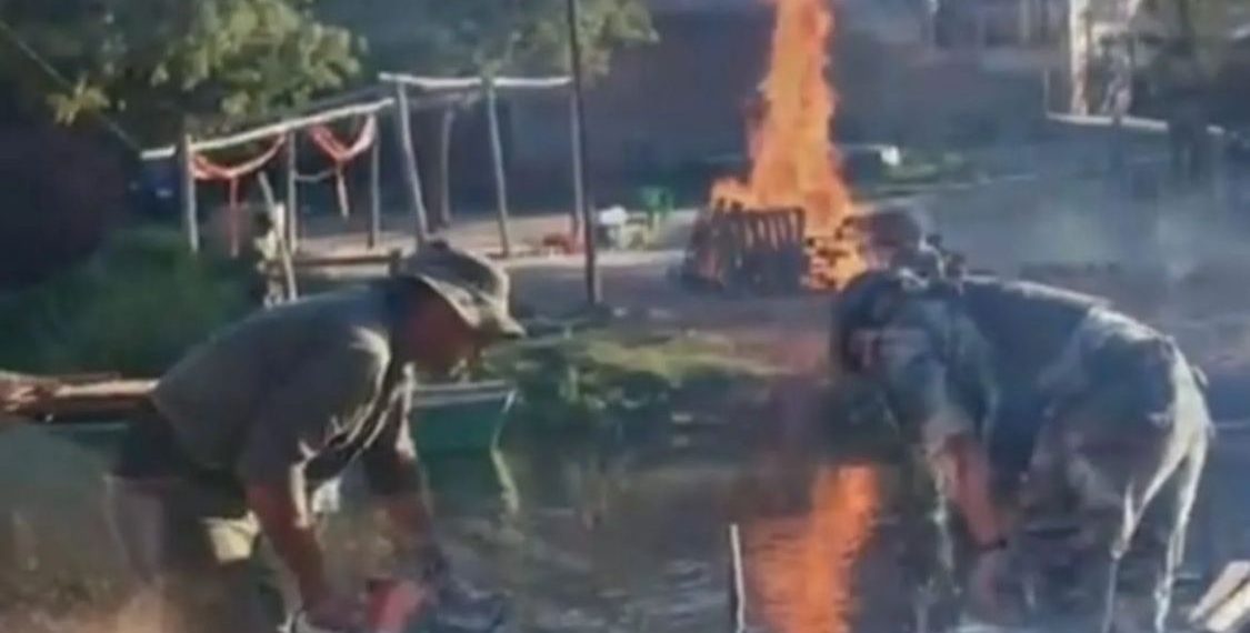 Con una manguera de 50 metros, pasaban combustible ilegal desde Clorinda al Paraguay