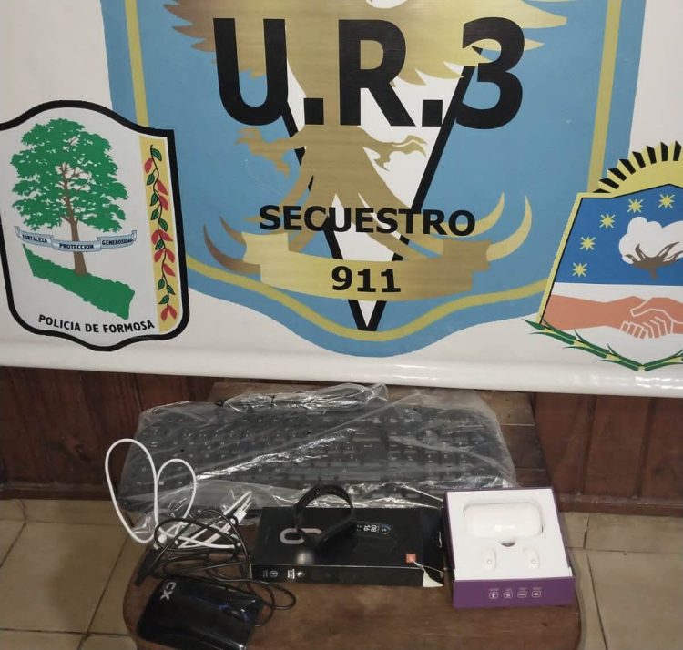 Clorinda: Esclarecen el robo a un local de ventas de celulares