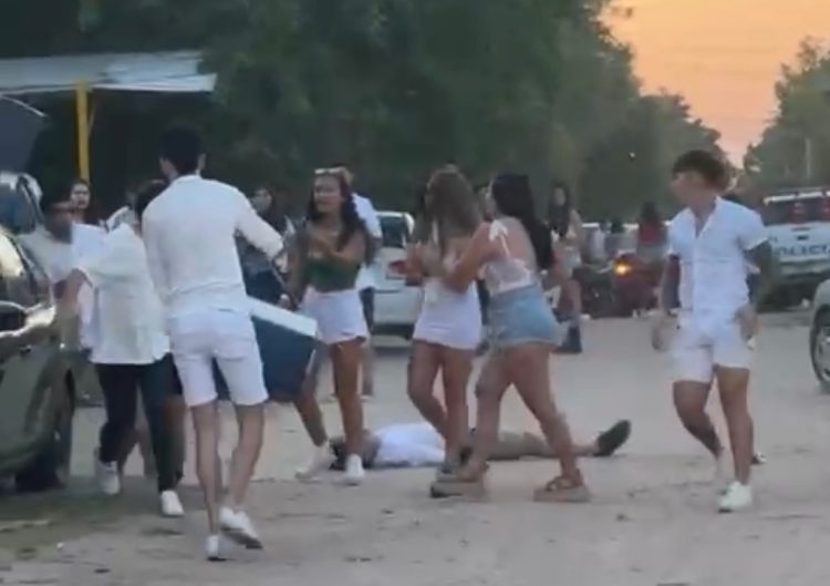 Formosa violenta 1: pelea entre muchachos en Lote 4 (video)