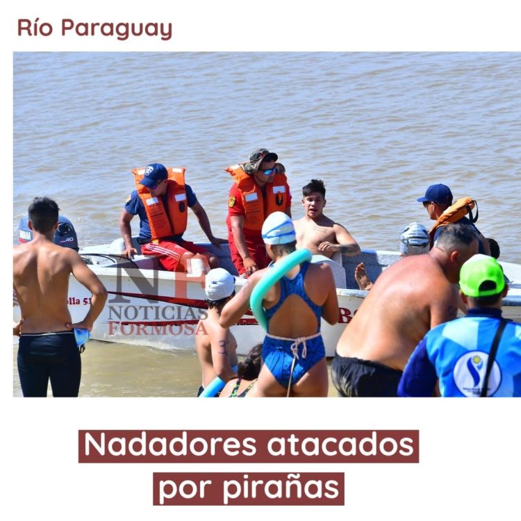 Lo atacaron las pirañas, pero igual ganó la competencia de natación