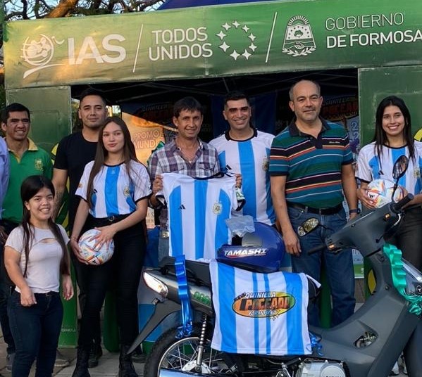 Entregaron el premio mayor de la “Promo  Mundial 2022” de la Quiniela Poceada Formoseña del IAS