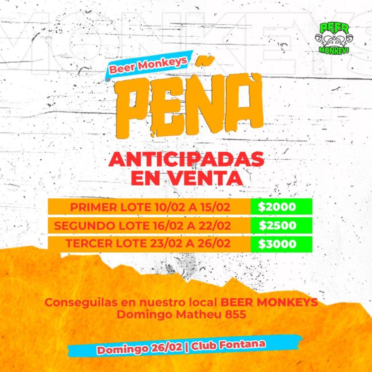 La «Peña Beer Monkesy» comenzará con el sol y terminará al amanecer