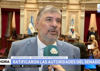 Mayans volvió al Senado y agradeció a Dios, «estuve cercano a tener un desenlace duro»