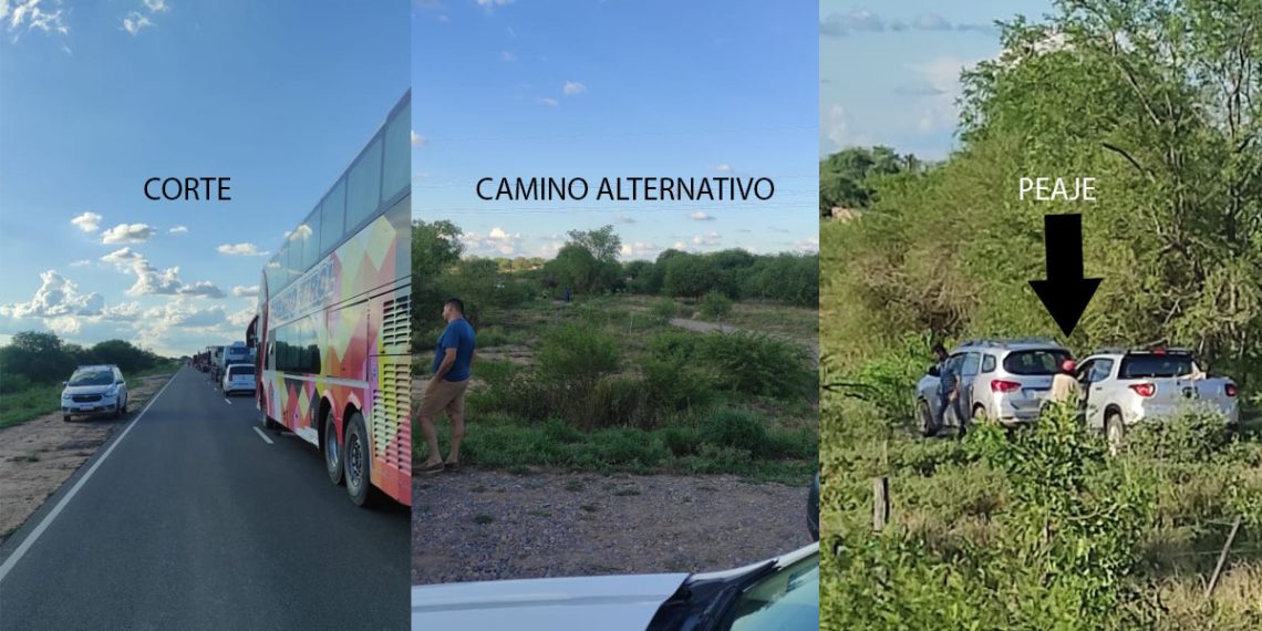 Denuncian que originarios cobran «peaje» para utilizar camino alternativo de un corte en Las Lomitas