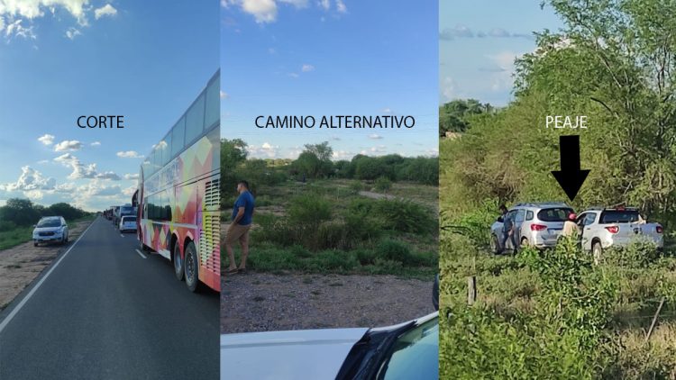 Denuncian que originarios cobran «peaje» para utilizar camino alternativo de un corte en Las Lomitas