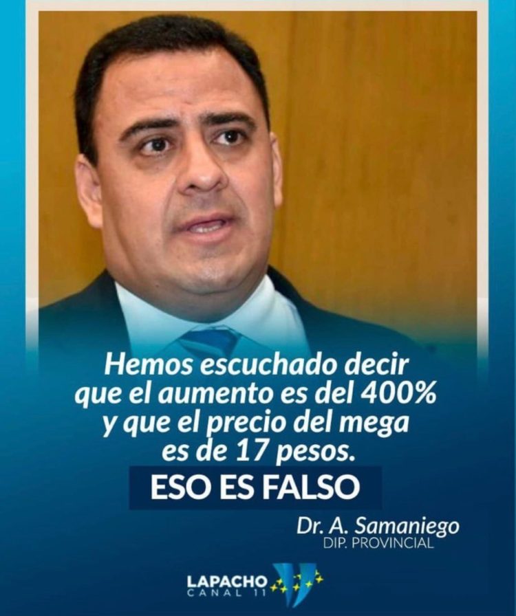 Tarifa de luz: “Hemos escuchado decir que el aumento es del 400 % y que el precio del mega es 17 pesos. Eso es falso»