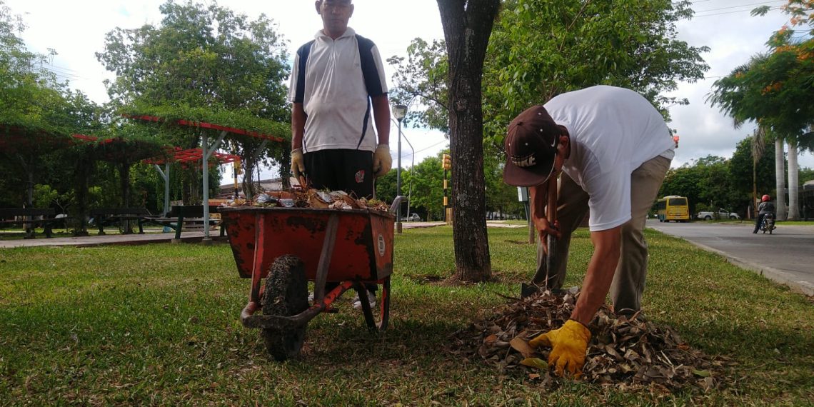 La comuna trabajó en la puesta a punto y embellecimiento de espacios públicos