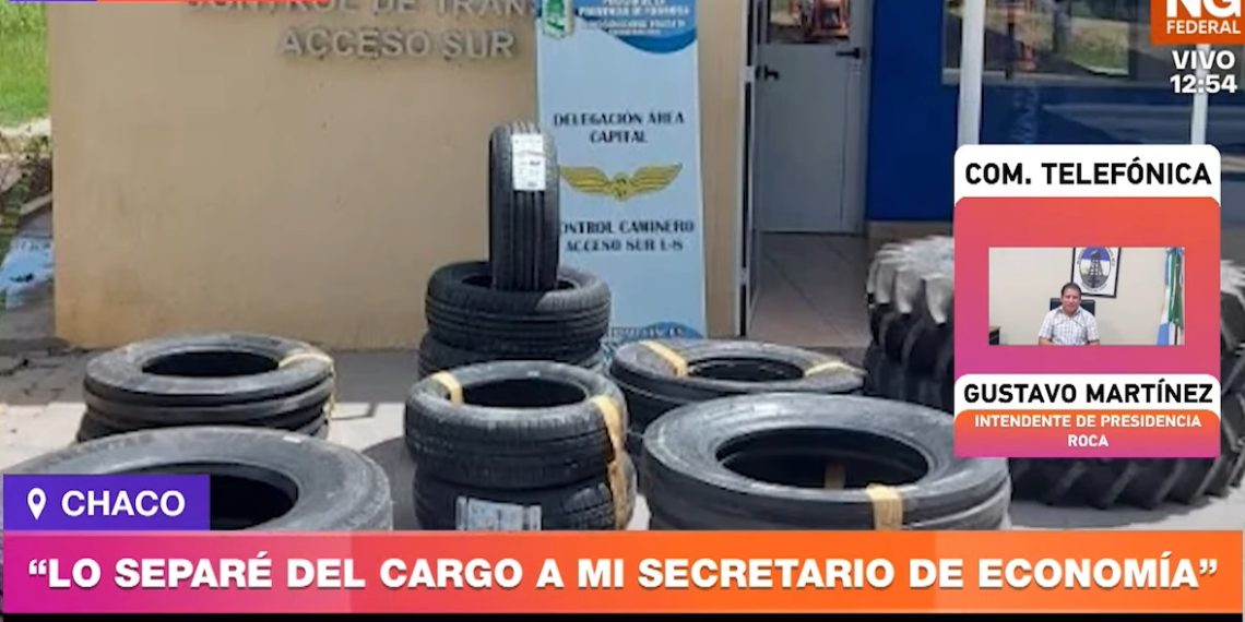 Despidieron al funcionario que ordenó la compra neumáticos de contrabando