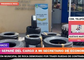 Despidieron al funcionario que ordenó la compra neumáticos de contrabando