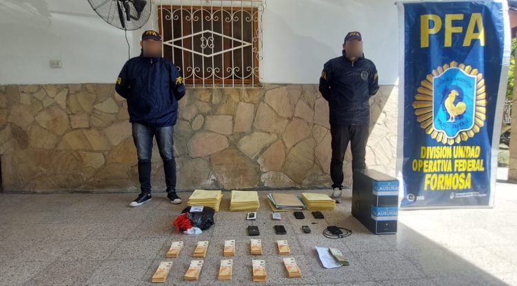 La Policía Federal desarticuló banda, con vinculaciones en Clorinda, que evadía millones de pesos en impuestos