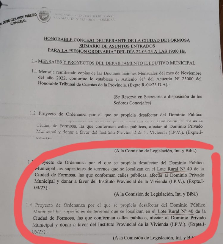 Piñeiro: «tuvieron que pasar 40 años para que los vecinos tengan sus títulos de propiedad»