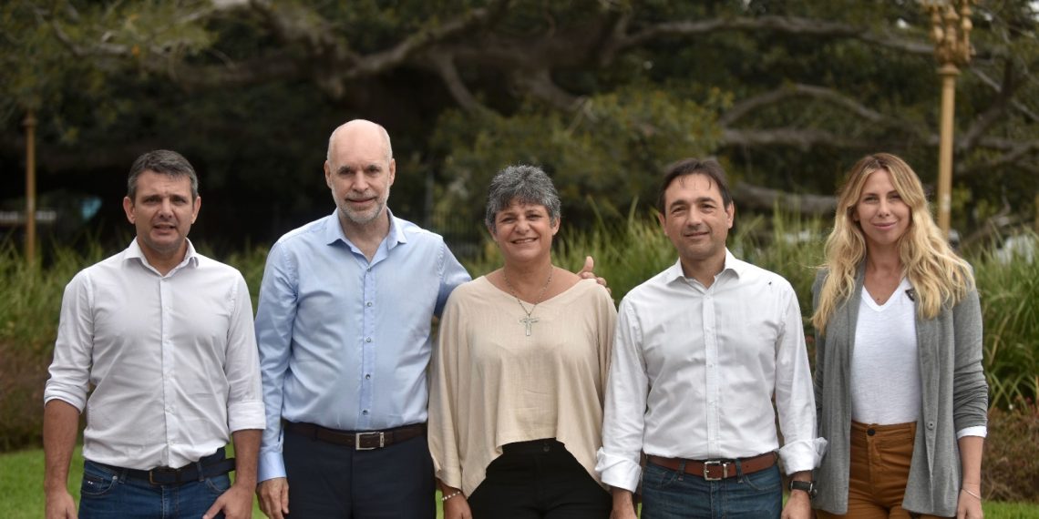Rodríguez Larreta recibió a Gabriela Neme, Enrique Ramírez y Adrián Bogado