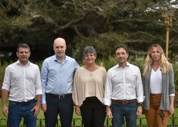 Rodríguez Larreta recibió a Gabriela Neme, Enrique Ramírez y Adrián Bogado