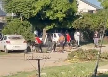 Gresca con herido y evadidos en una fiesta privada no autorizada (video)