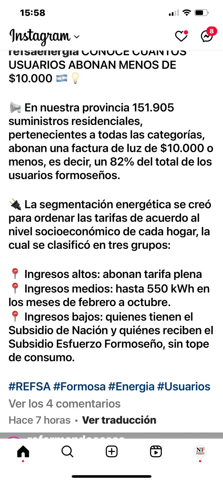 Según REFSA, el 82% de los usuarios abonan menos de $10.000 por mes