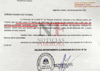 En una escuela de Juárez no habrá clases durante cuatro días «por el OPNGT»