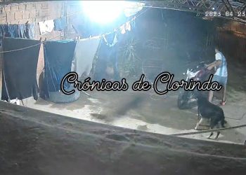 Lo agarraron con las manos en la moto (video)