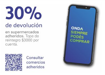 Banco Formosa: Promo “Semana Santa”: 30% de devolución con ONDA en supermercados adheridos