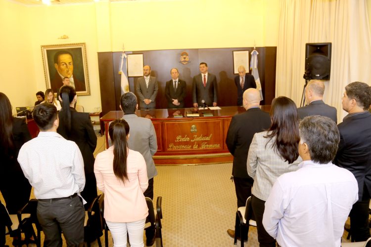 Juraron y asumieron sus nuevas funciones un juez y una jueza de Paz de Menor Cuantía