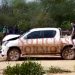 Funcionarios de gobierno protagonizaron accidente en el oeste (video)